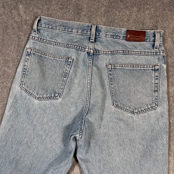 Vintage LL Bean Classic Fit Mens Light Wash Denim Jeans Mens 33x30 - Picture 5 of 12